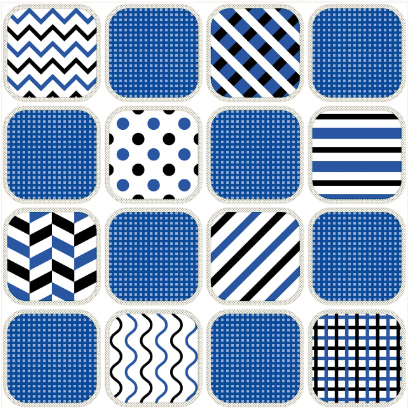 UNO 25X25 SHINJI BLUE